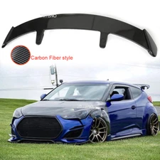 Rear Spoiler Tail Wing Trunk 52'' For Hyundai Veloster N Hatchback Carbon Fiber