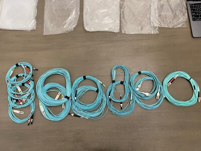 OM3 LC - LC and LC - ST Patch Cable Bundle Multimode Duplex 50/125