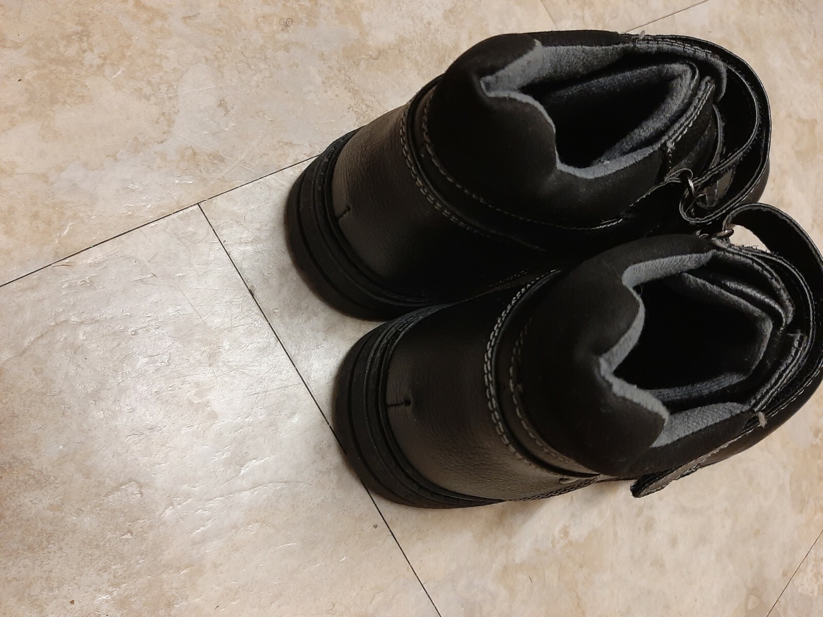 Womens black leather ankle boots size 5 eBay