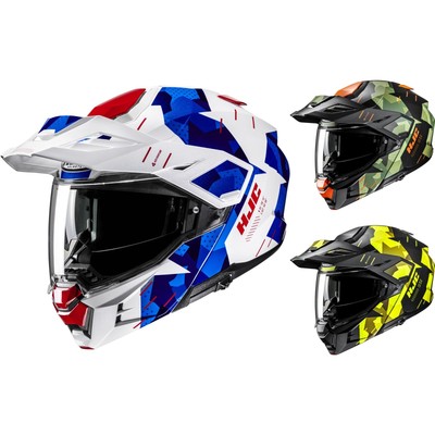 Motorcycle Helmet - HJC i80 Roki Flip Up Helmet with Sun Visor including Pinlock 
