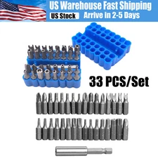 33 Torx Bit Set Tamper Proof Security Torq Hex Star Spanner Tri Wing Screwdriver
