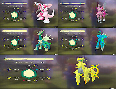 Pokemon Legends Arceus Shiny Giratina Max Effort Levels 6IV-EV Trained