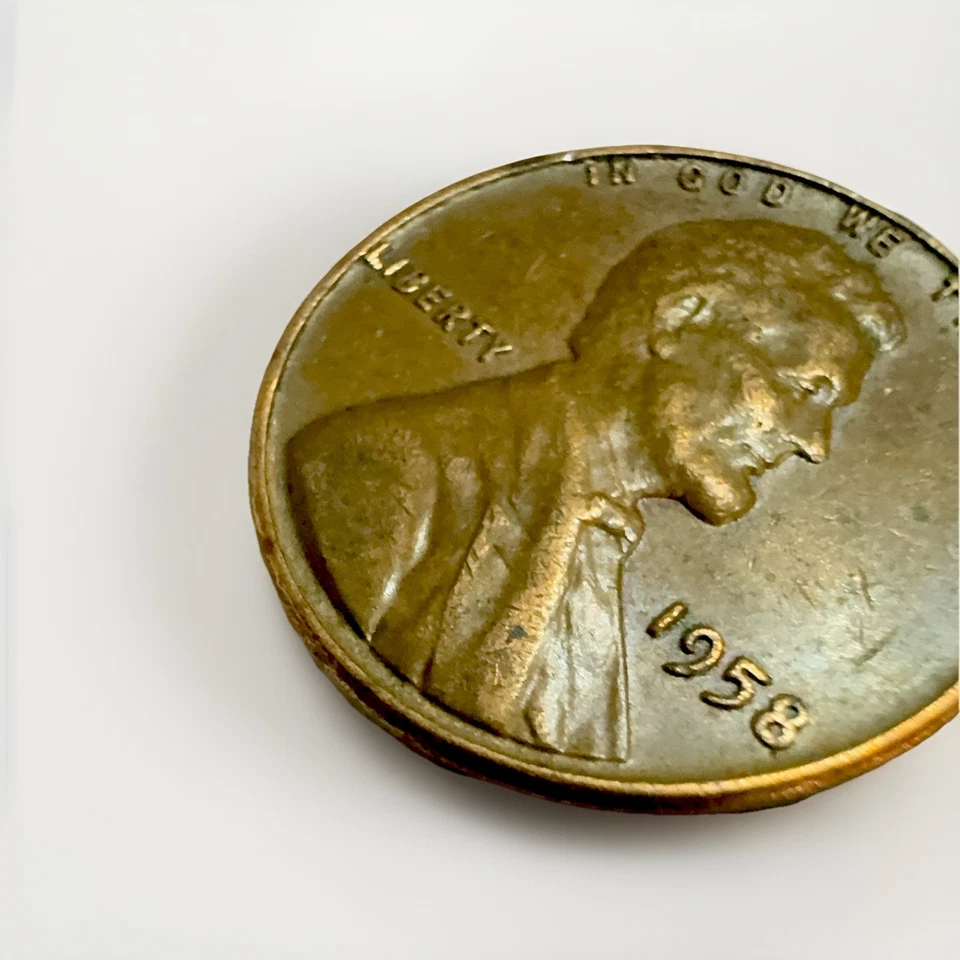 1958 Penny with Errors Possibly EF45(not Professionally Graded-my Best Guess) - Image 2 of 4