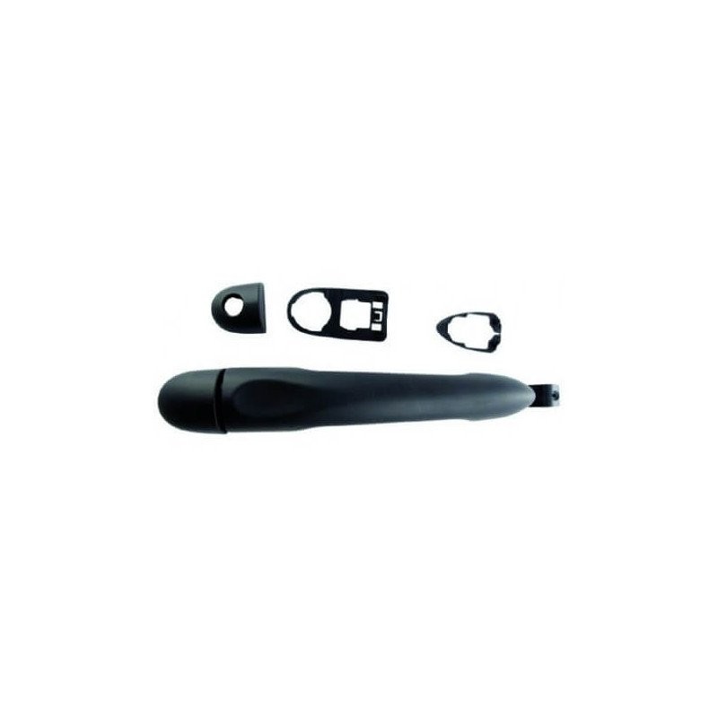 Poignée de porte Renault Fluence 2010- noire apprêtée pour remplacement carrosserie extérieure