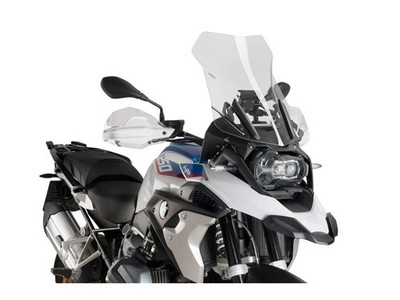 Puig Touring Screen Windshield Light Smoke for BMW R1250 GS Adventure (18-24)