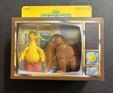 Super7 Sesame Street ReAction Figures Big Bird and Mr. Snuffleupagus