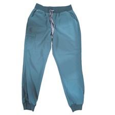 FIGS Zamora Jogger Scrub Pants Slate Teal Grey Blue XL Tall XLT Medical Women