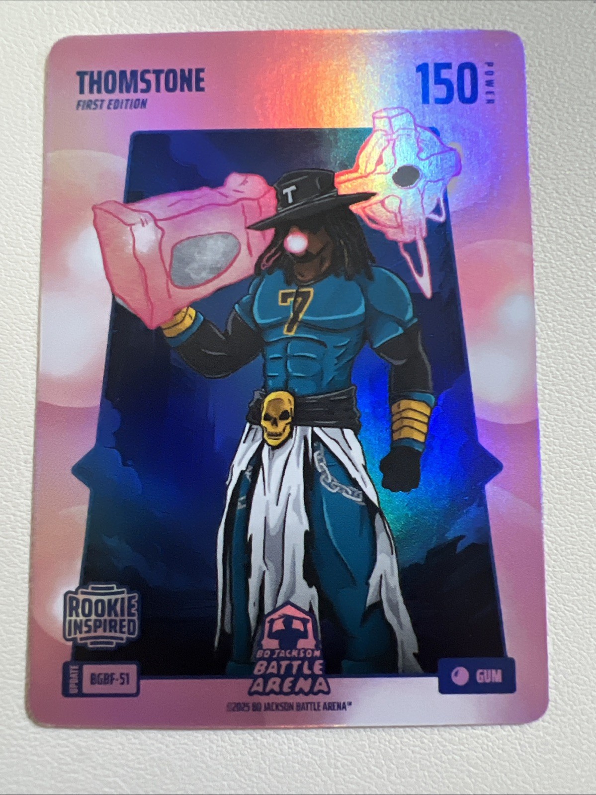 Bo Jackson Battle arena Thomstone Gum Brian Thomas Jr BGBF-51