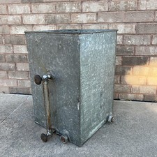 Antique Galvanized Cooling Tank Hit Miss Engine Tractor Sight Glass Steam Parts 
