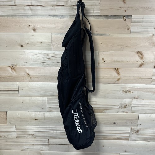 Titleist Sunday Carry Golf Bag Black Lightweight 2 Divider Bag - Picture 7 of 9