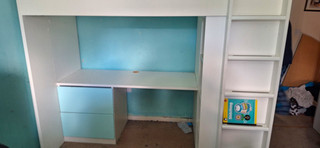 Ikea SMASTAD Children’s Single Bunk Bed Frame .