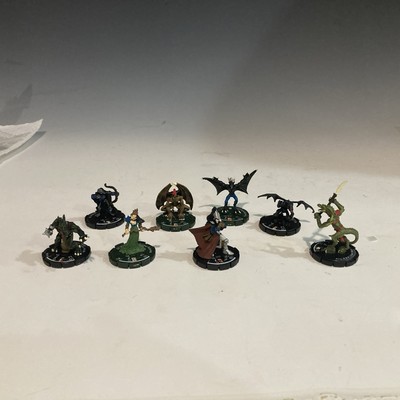 Mage Knight Mixed Unique  Lot Of 8 Figures