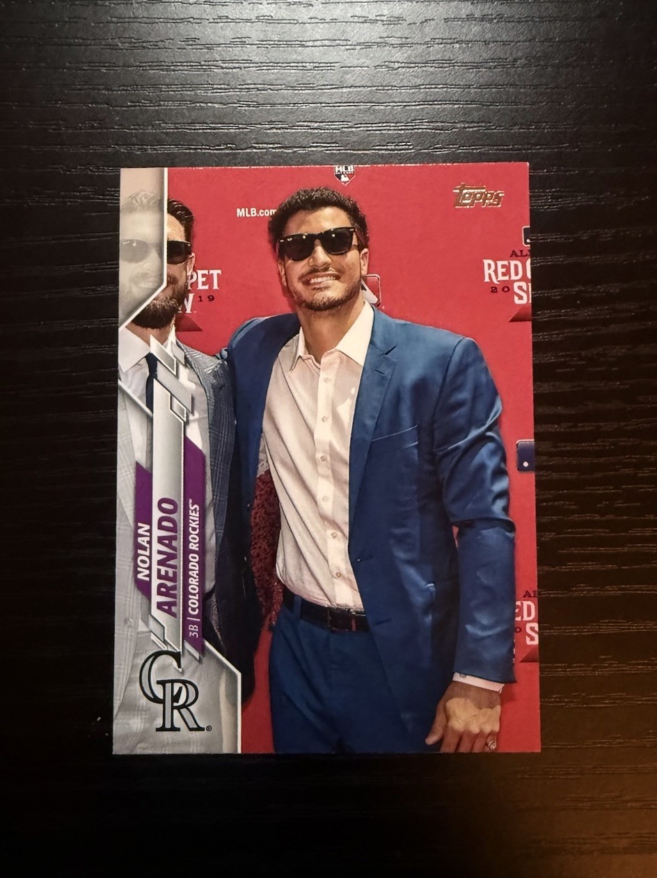 2020 Topps Update SP Photo Variation Nolan Arenado #U-50 Colorado Rockies