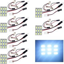 6-Pack Cool White 5730 9SMD Led Panel Dome Light Auto Car Reading Interior Li