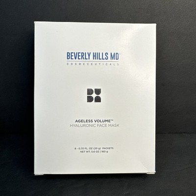 Beverly Hills MD Ageless Volume Hyaluronic Face Mask 8 Pack