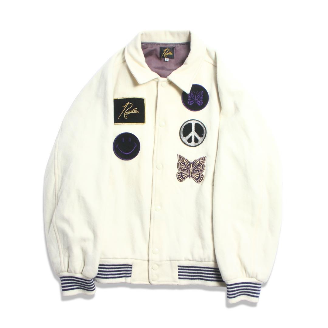 Needles Needles Varsity Jacket Animal Print Varsity Jacket Needles