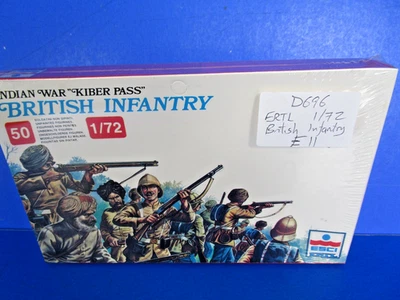 ESCI Toy soldiers 1/72 British Infantry Indian Wars - Ref 232 SEALED BNIB - Image 1 of 4