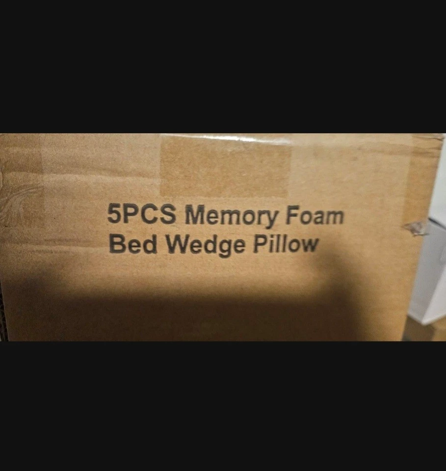 Juego de almohadas de cuña cabecero cama ortopédica almohadas de cuña para dormir Foto 3 de 4