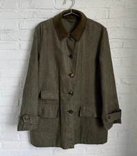 Kleider Habsburg Baden Green Loden Linen Jacket Austrian Traditional Mens Size M