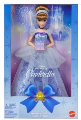Mattel Disney Princess Cinderella Birthday Collectible Fashion Doll ~ Brand New