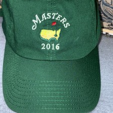Masters 2016 Hat Cap Strap Back Mens Green Golf Tournament Augusta National