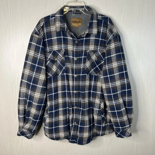 Mens Venado Heavy Flannel Shirt Jacket Thermal Lined Size XL (Not Conceal Carry) - product listing photo
