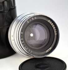 SERVICED 1968 USSR JUPITER-8 RF LENS f2/50, M39 from ZORKI-4 RF CAMERA 1 