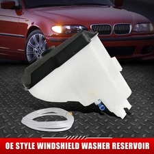 FOR 99-06 BMW E46 3-SERIES WINDSHIELD WASHER FLUID RESERVOIR TANK W/LEVEL SENSOR