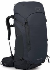 NUOVO Osprey Kestrel LT 65L Zaino Uomo Zaino da Escursionismo Leggero Nero