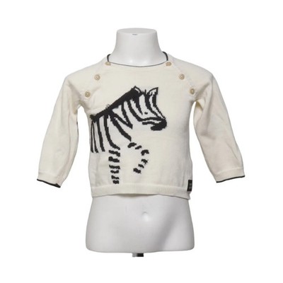 Bear Bear, Strickpullover, Größe: 86, Weiß/Schwarz, Bio-Baumwolle, Zebra #Owb