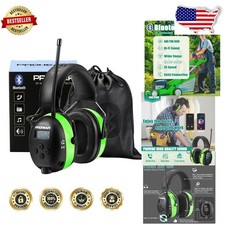 Upgraded Bluetooth 5.4 Hearing Protection Earmuffs AM FM Radio 31dB SNR