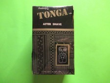 Sealed Vintage Amway Tonga After Shave Bottle / Tiki Hawaii Collectible