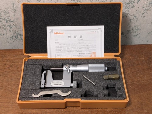 MITUTOYO 0-1 Inch MULTI ANVIL MICROMETER NO 117-107 w/ CASE - Lot4 - Picture 2 of 8
