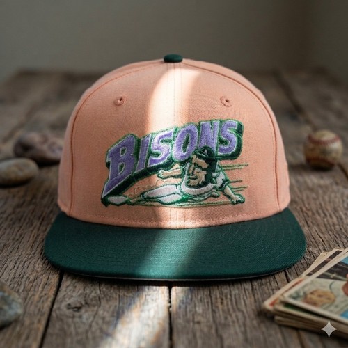 New Era 59FIFTY Buffalo Bisons MiLB Hometown Collection Mütze 7 1/4 Peach UV - Bild 2 von 15