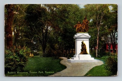 Syracuse,NY Redfield Monument 1916 Onondaga County New York Vintage Postcard