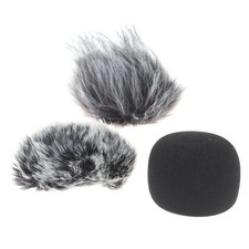Furry Windscreen Muff Cover Foam Microphone Windproof Cover For Zoom H1 H1N M BT
