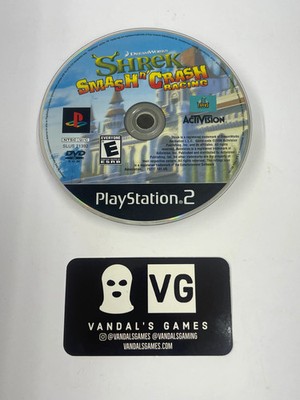PS2 - Shrek Smash N Crash Racing Sony PlayStation 2 Disc Only #111