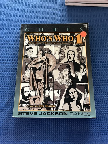 GURPS: Who's Who 1: History's Most Intriguing Characters, Read, Free Ship, SR