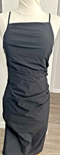 Urban Revivo wiggle cocktail dress spaghetti straps Black Size Medium NWT