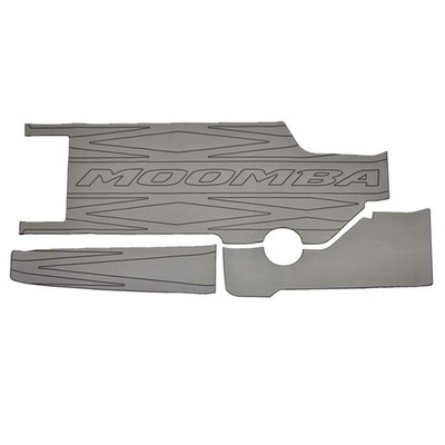 Moomba Boat Non-Skid Deck Mats 117071 | AquaTrac Gray Black 2017 (3PC)