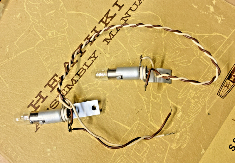 VINTAGE HEATHKIT BACK LIGHT ASSEMBLY FROM HW-101 HAM RADIO TRANSCEIVER