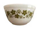 Pyrex Spring Blossom Crazy Daisy Vintage 1.5 Qt. Mixing Bowl #402,Made In USA