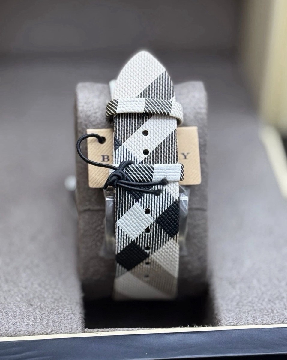 Burberry Nova Check Silver Case Wrist Watch (BU9357) for sale