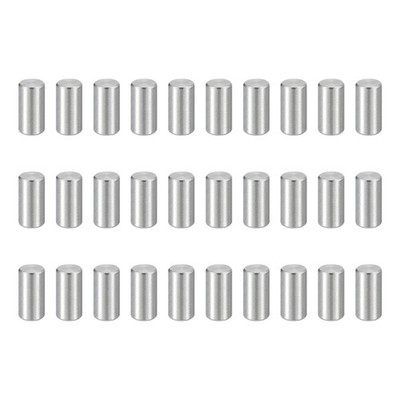 55pcs Dowel Pins M3 x 6mm 304 Stainless Steel Shelf Support Peg Pin Rod