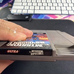 Nintendo NES Mission: Impossible Tested & Working Authentic 1990 Cart