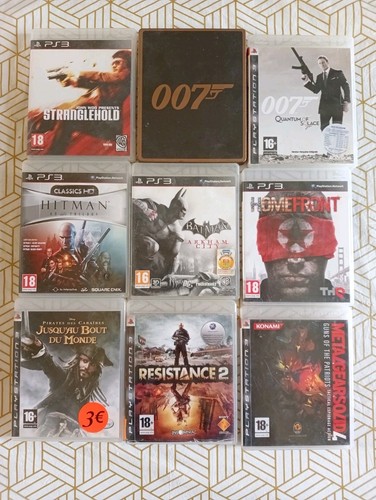 Lot De Jeux PlayStation 3 (PS3) - Occasion - En Très Bon État