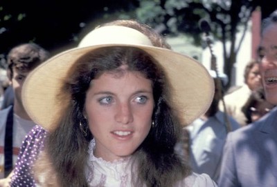 Caroline Kennedy Wedding of Courtney Kennedy Jeff Ruhe at Holy Tri- Old Photo 1