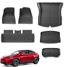 Floor Mat for Tesla Model 3 2024-2021 TPE All Weather Protection Mats Set 6