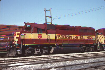 WC Wisconsin Central EMD GP40 Kodachrome Original Kodak Dia