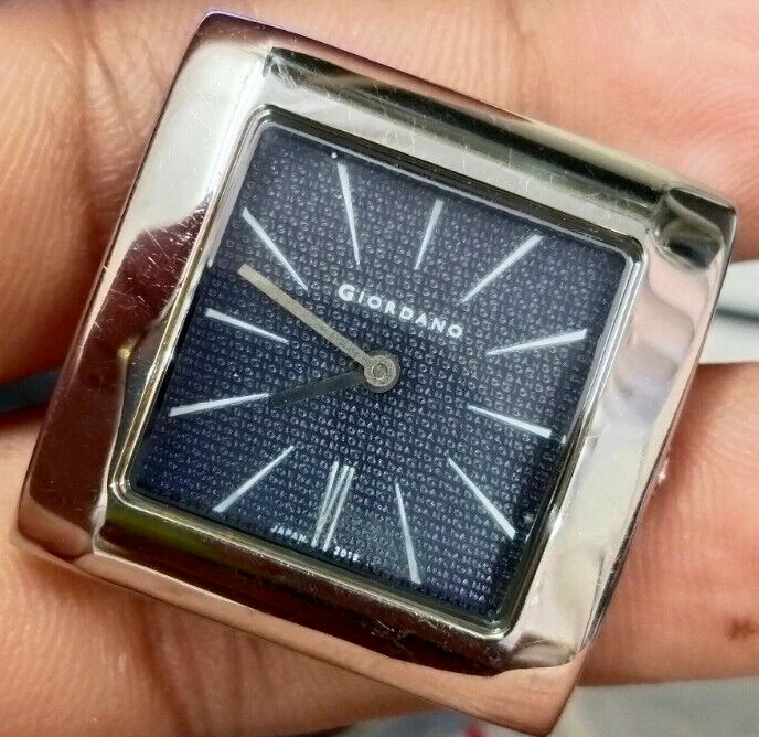 Giordano Mens Wrist Watch Excellent Working Condition Black Swiss